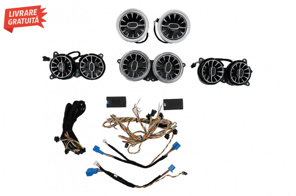 SET Grile de aerisire Consola Centrala & Consola Spate Mercedes S-Clas