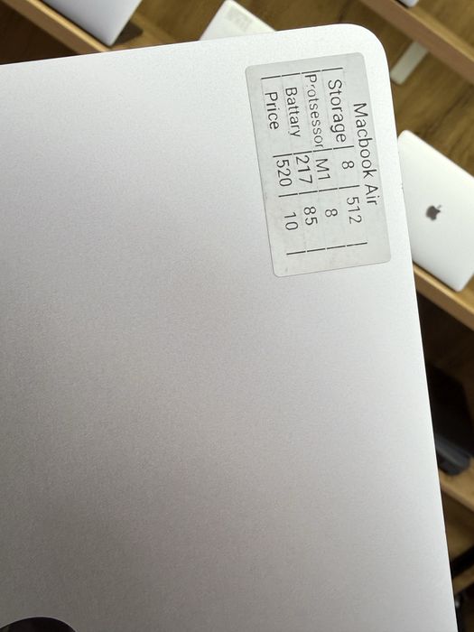 MacBook Air M1 SSD 512 GB