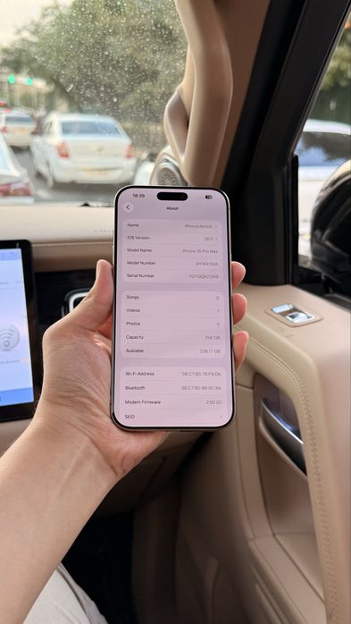 iPhone 16 Pro Max 256gb/95% karobka Dokument