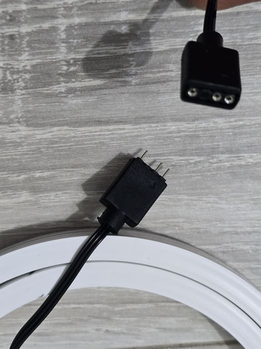 Bandă LED ARGB 5V EZDIY-FAB 1M pentru PC Sync Placă de Bază