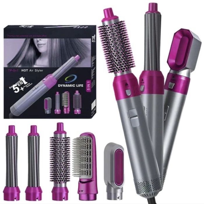 5 в 1 Hot Air Styler – Пълен комплект за оформяне на коса