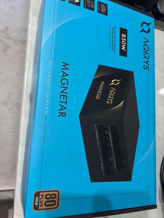 Sursa Aqirys 850W 80+ GOLD ATX 3.0 Magnetar modulara negru