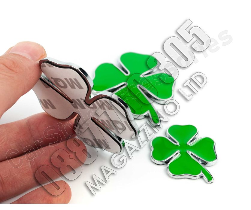 Детелини за Алфа Ромео Метални Четирилистни Различни Размери