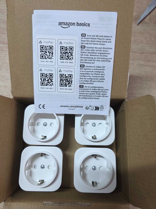Set de Prize Smart Amazon Basics, compatibila cu Matter