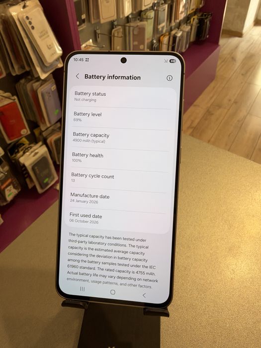 Magazin Vinde : Samsung S25 FE 128 13cicluri incarcare