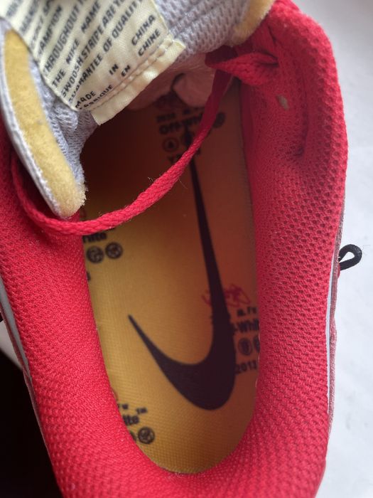 Nike Dunk Low x Off-White “University Red»