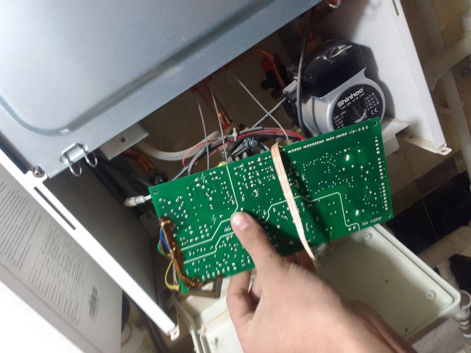 Ремонт двухкотурный котлов. Катёл