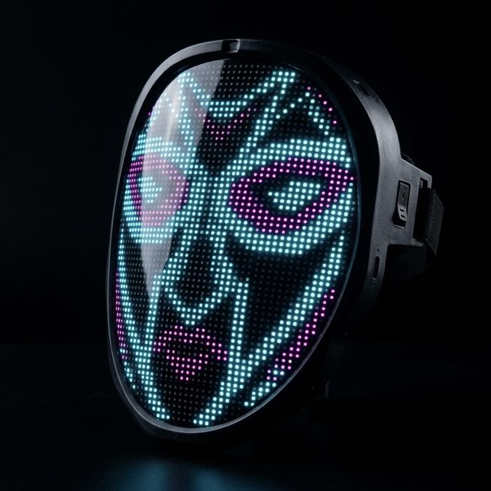 LED Маска Shining Mask — Программируемая (Bluetooth + Приложение)