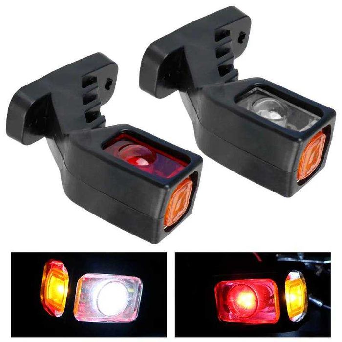 Coarne gabarit 13cm, aluminu, agabaritice ,12-24V, premium led