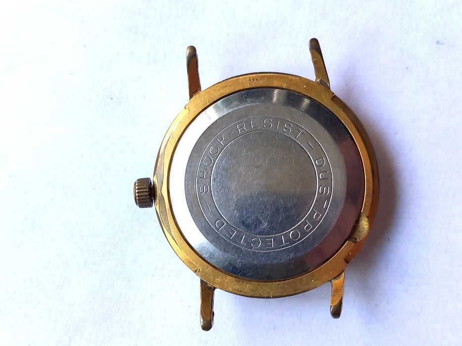 ceas POLJOT barbatesc placat cu aur cu 17 jewels