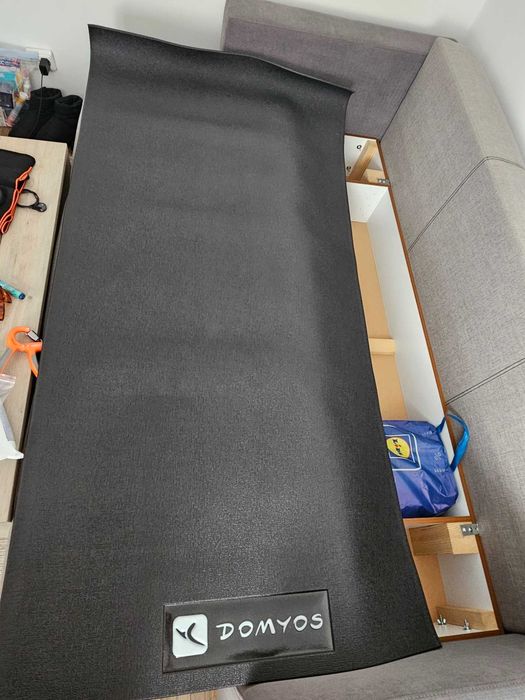 Saltea protecție podea - saltea fitness yoga Decathlon aprox 100×200cm