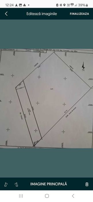 Vand sau schimb teren intravilan cornetu 429mp