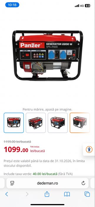 Generator panzer spg 2500