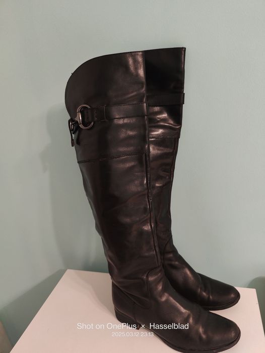 Сапоги-ботфорты Basconi, б/у продам,