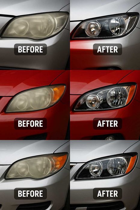 Recondiționarea faruri cu polimer