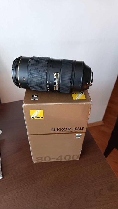 Vând Nikon AF-S 80-400mm f/4.5-5.6G ED VR - Nano Crystal - Full Box
