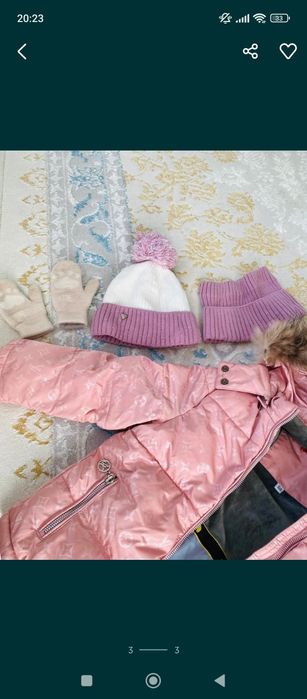 Продам срочно зимнюю куртку 104см