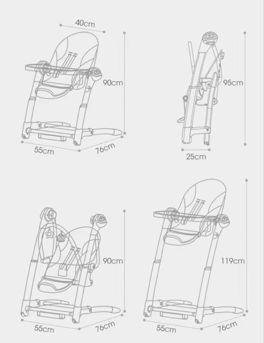 Стульчик Maribel 3в1