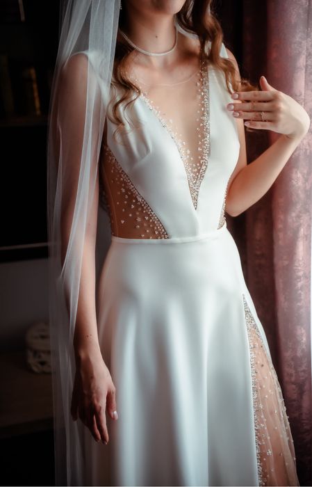 Rochie mireasă Vera Sposa XS-S + voal și pieptăn