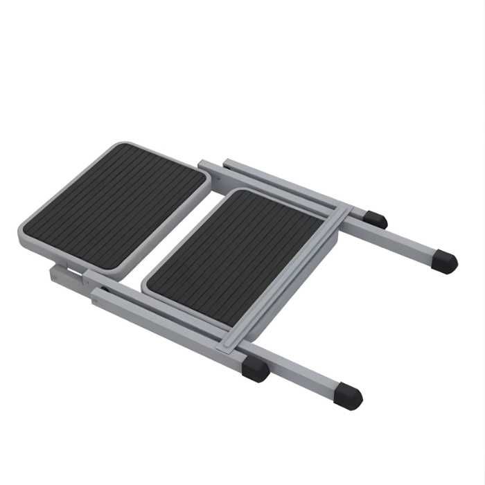 Сгъваема стълба с 2 стъпала за бусове, каравани, пикапи