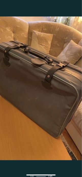 Valiza geamantan piele voiaj camping