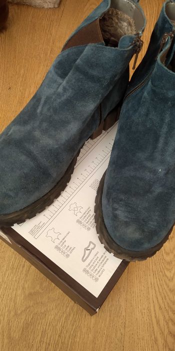 Дамски боти в синьо