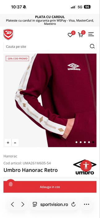 Hanorac Umbro Retro