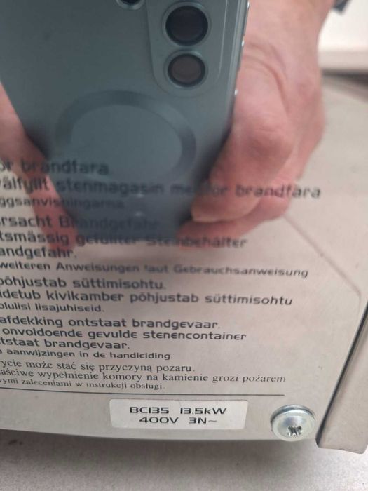 Професионална сауна печка HarviaVegaPro BC135–13.5 kW,400V (за ремонт)