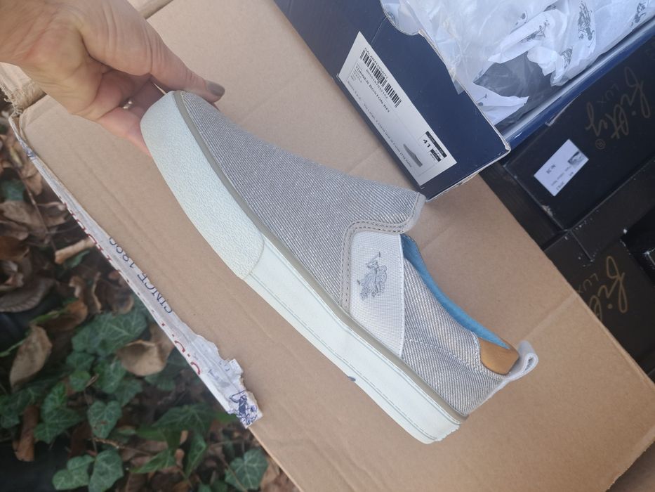 Mocasini textil US Polo