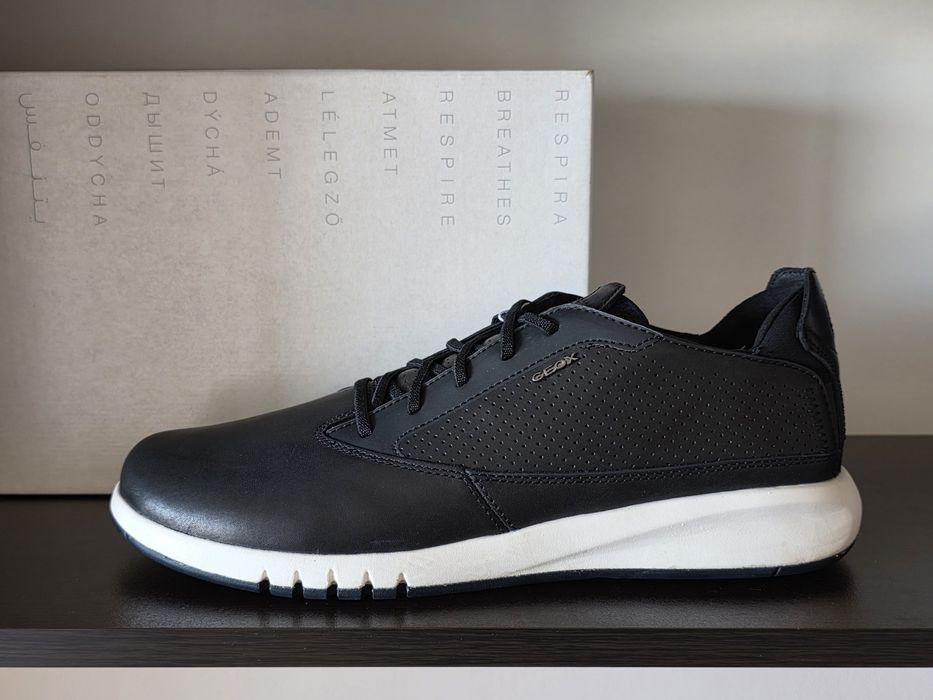 Geox U Aerantis A 45номер 30см Стелка Нови с Кутия Естествена Кожа