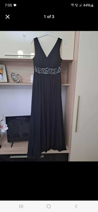 Vand rochie eleganta neagra pentru ocazii, marime 42