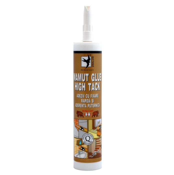 Adeziv Mamut High Tack, 290 ml, alb