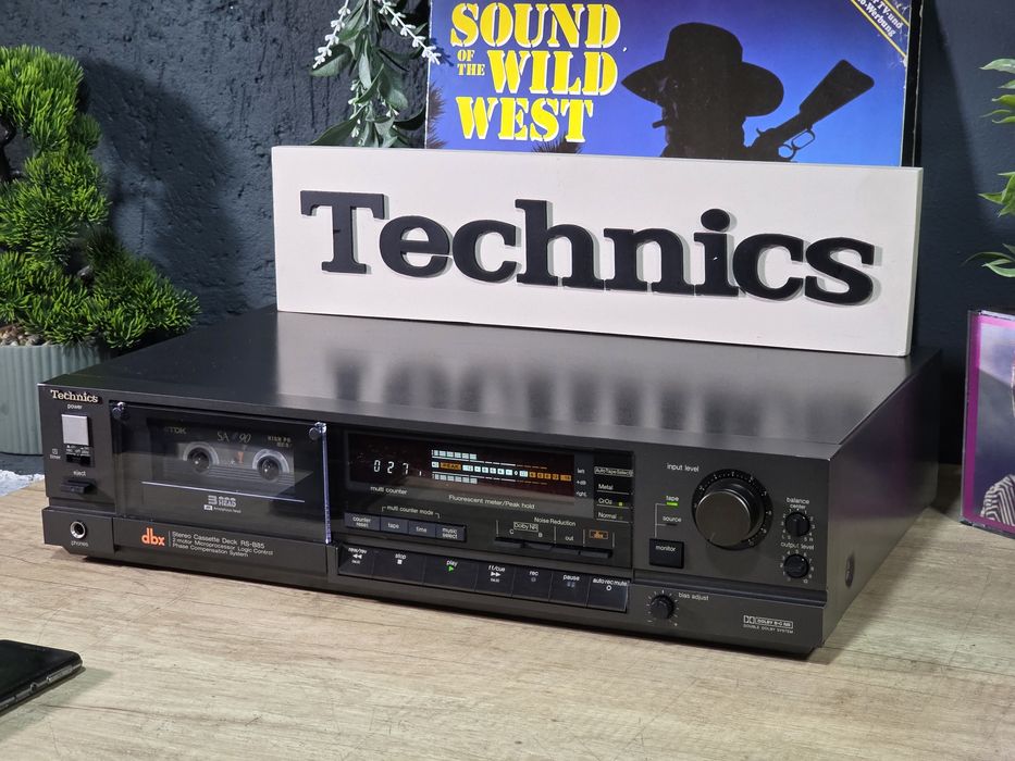 Casetofon deck TECHNICS RS-B85, 3 head, DBX cap amorphous head AX, made in Japan
