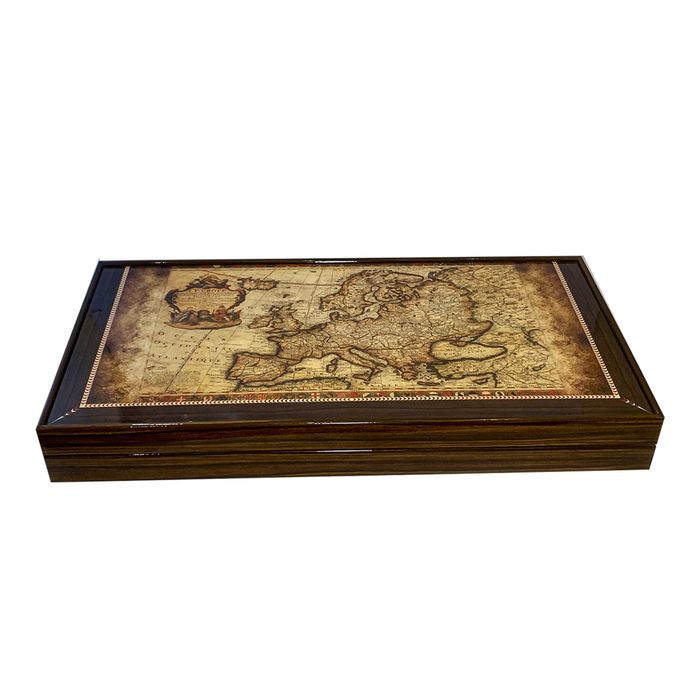 Премиум Табла Антична карта 48x48cm