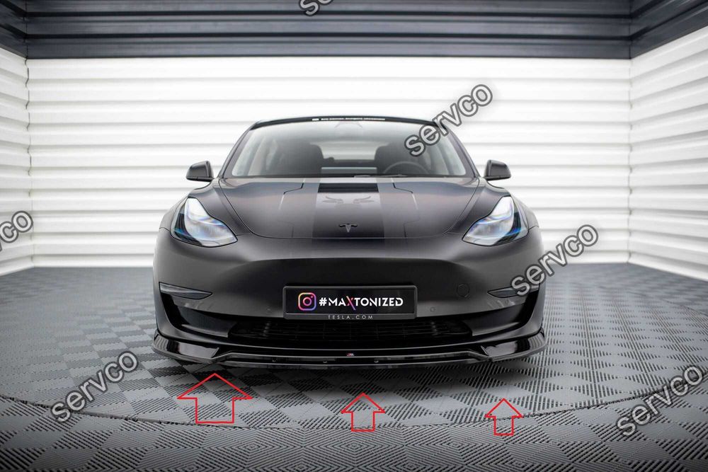 Prelungiri Body kit tuning Tesla Model 3 2017-2023 v3 - Maxton Design