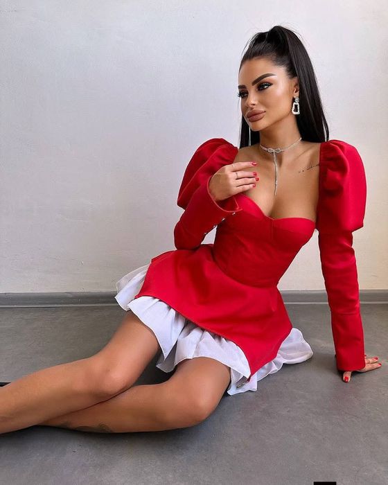 Рокля с финна кройка