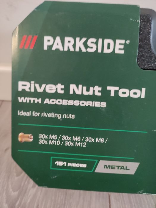 Cleste pistol de nituit piulite Parkside
