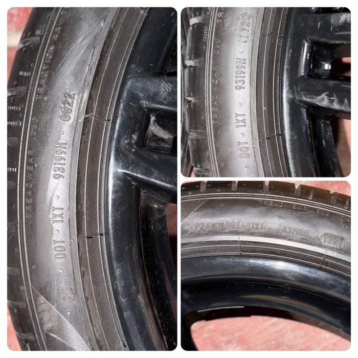 Jante BMW 19” OEM negre + cauciucuri Pirelli Runflat DOT 2022