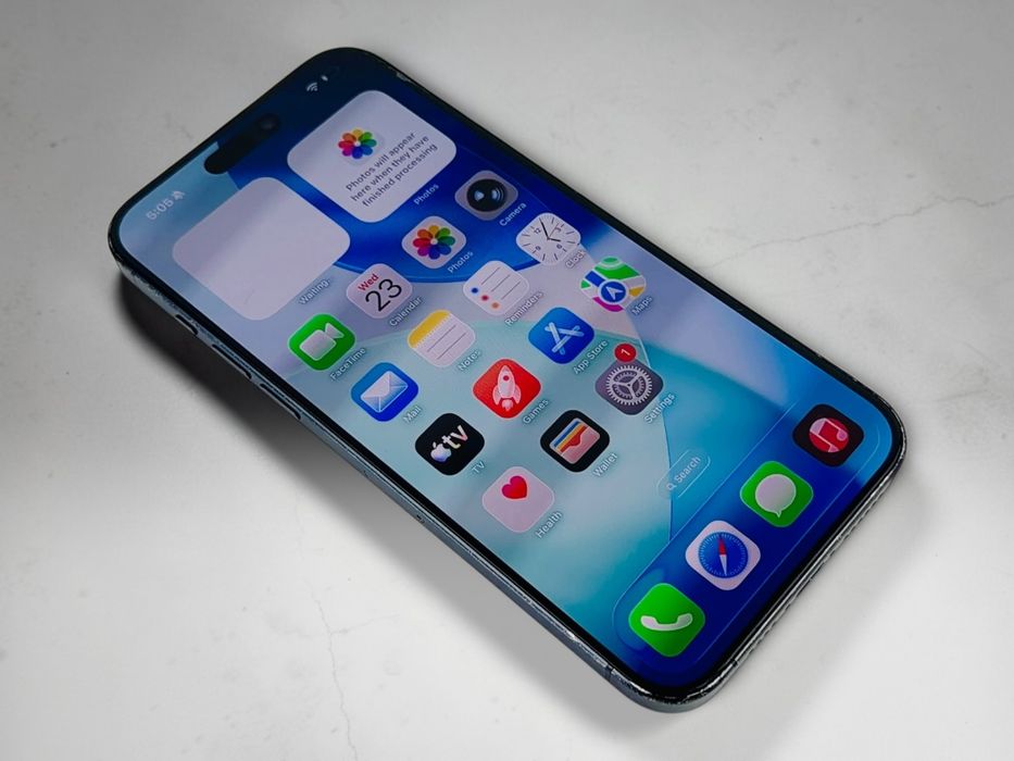 Apple iPhone 15 Pro Max 256GB Titanium Blue 100% Батерия! Отличен