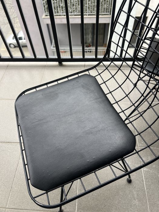 3 scaune metal industrial negru homs