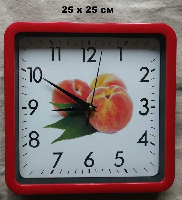 Часы настенные круглые, прямоугольные