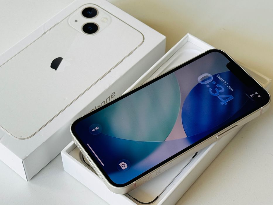 Iphone 13 Mini 128GB White 100% Батерия! Гаранция 6 месеца