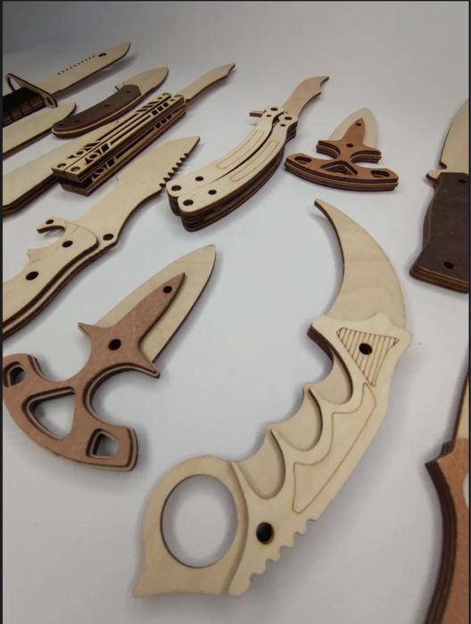 Набор деревянных ножей