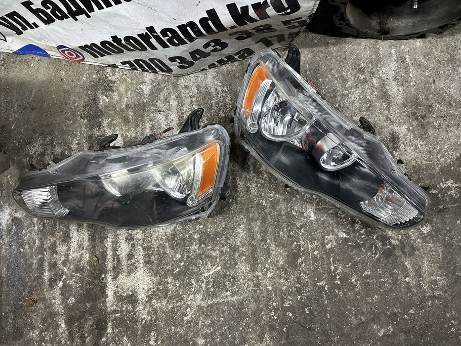 Фары mitsibishi lancer 10