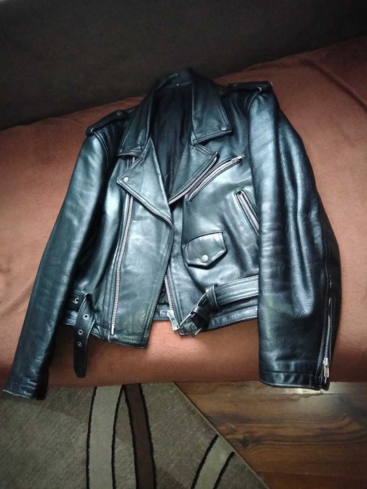 Geacă piele moto