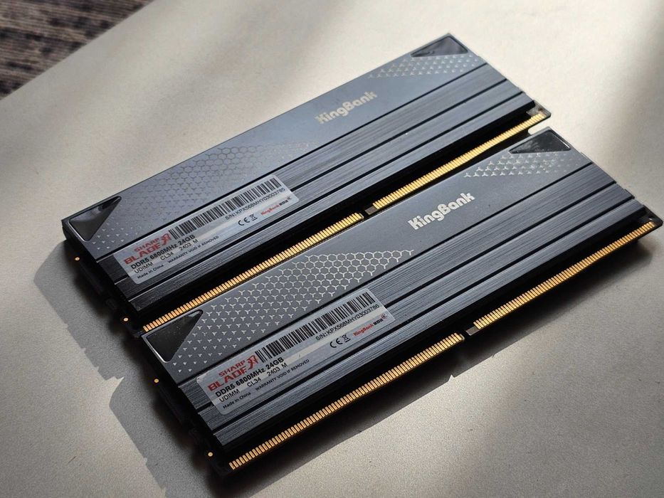 KingBank Sharp Blade DDR5 6800MHz 48GB (2x24GB) CL34 Hynix A-Die