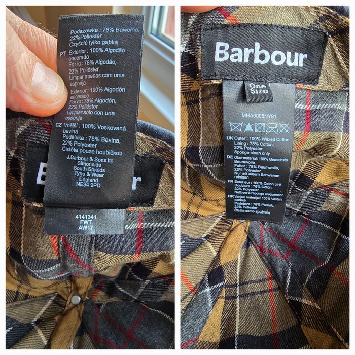 BARBOUR мъжка шапка с козирка