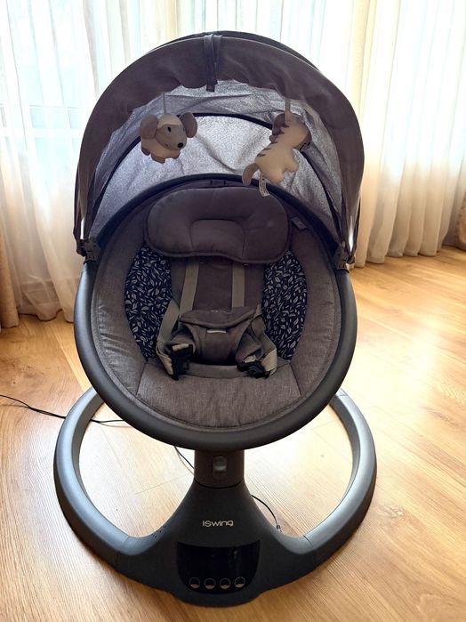 ISWING електрическа бебешка люлка