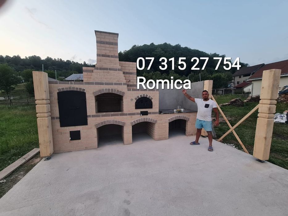 Grătare din cărămidă aparentă