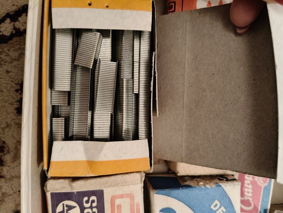 Скрепки, декоративные гвозди,скобы, СССР